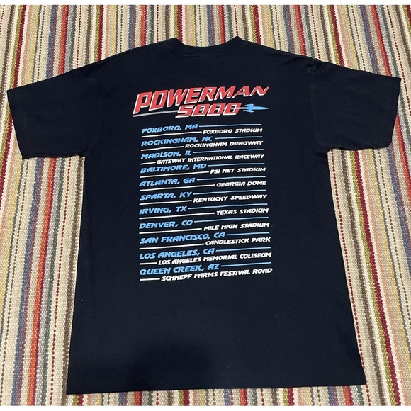Vintage Y2K Powerman 5000 Tee Shirt Size‎ Insustrial Rock Band Awesome Condition - Picture 3 of 5